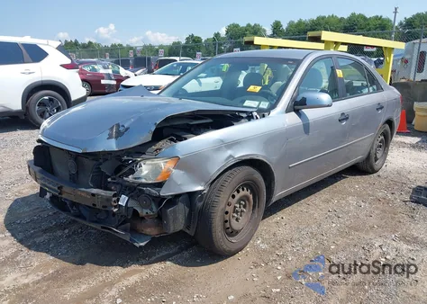 2007 Hyundai Sonata Gls from USA, damaged, VIN 5NPET46C97H289611